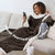 Sherpa Wearable Blanket with Sleeves Arms, Comfy Sleeved TV Wrap Blanket, Large Snuggly Throw for Women and Men, Gift for Her