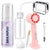 Lash Shampoo Kit with Rechargeable Lash Fan Dryer, Eyelash Extension Cleanser Foam Cleaning Kit for Wash Eyelash Extensions, with Bottle & Brush Oil Free (60Ml 2.02 Fl Oz)